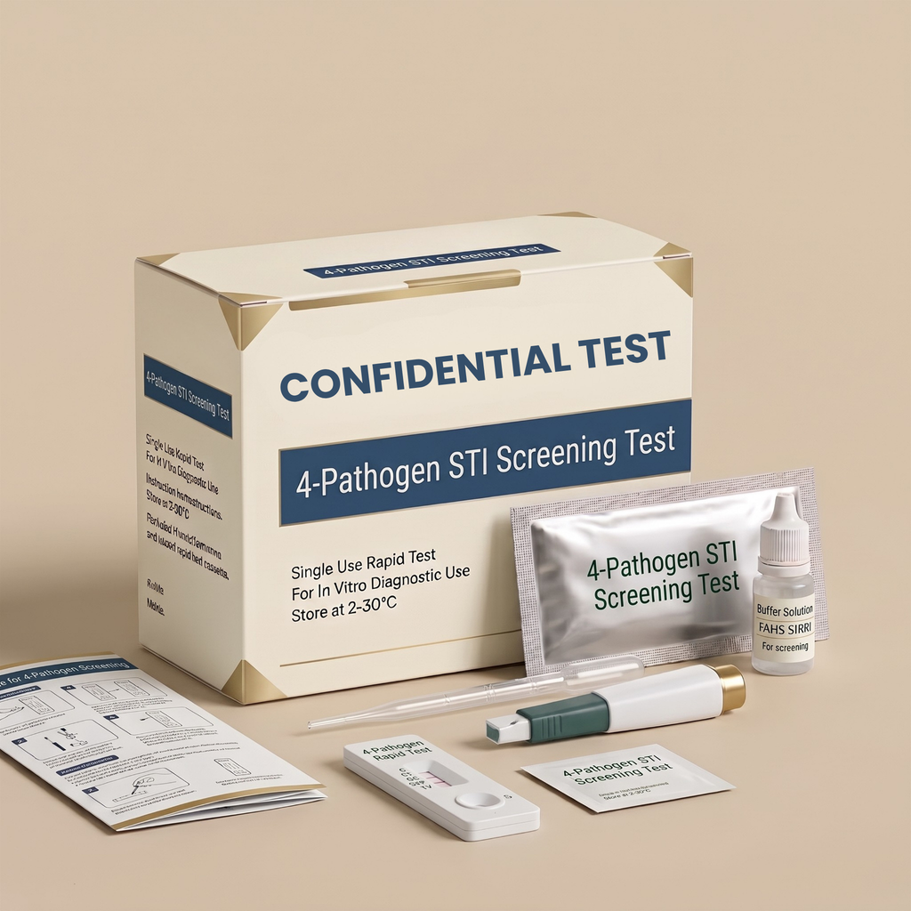 [en] 4-pathogen screening kit with items
