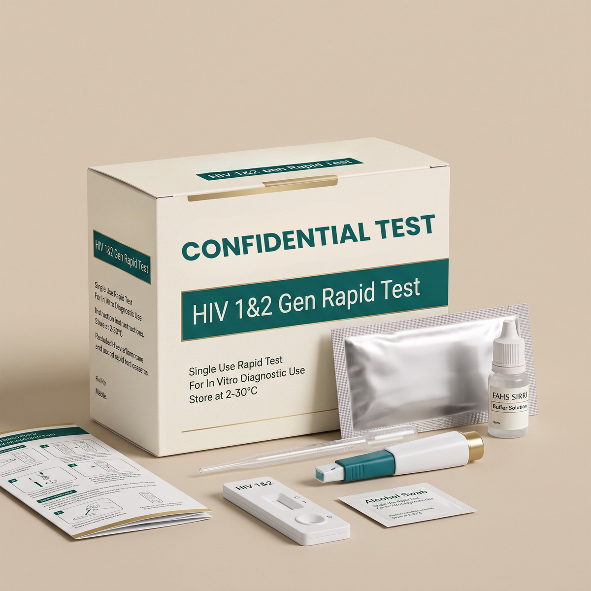 [en] Dual-marker rapid screening kit with items